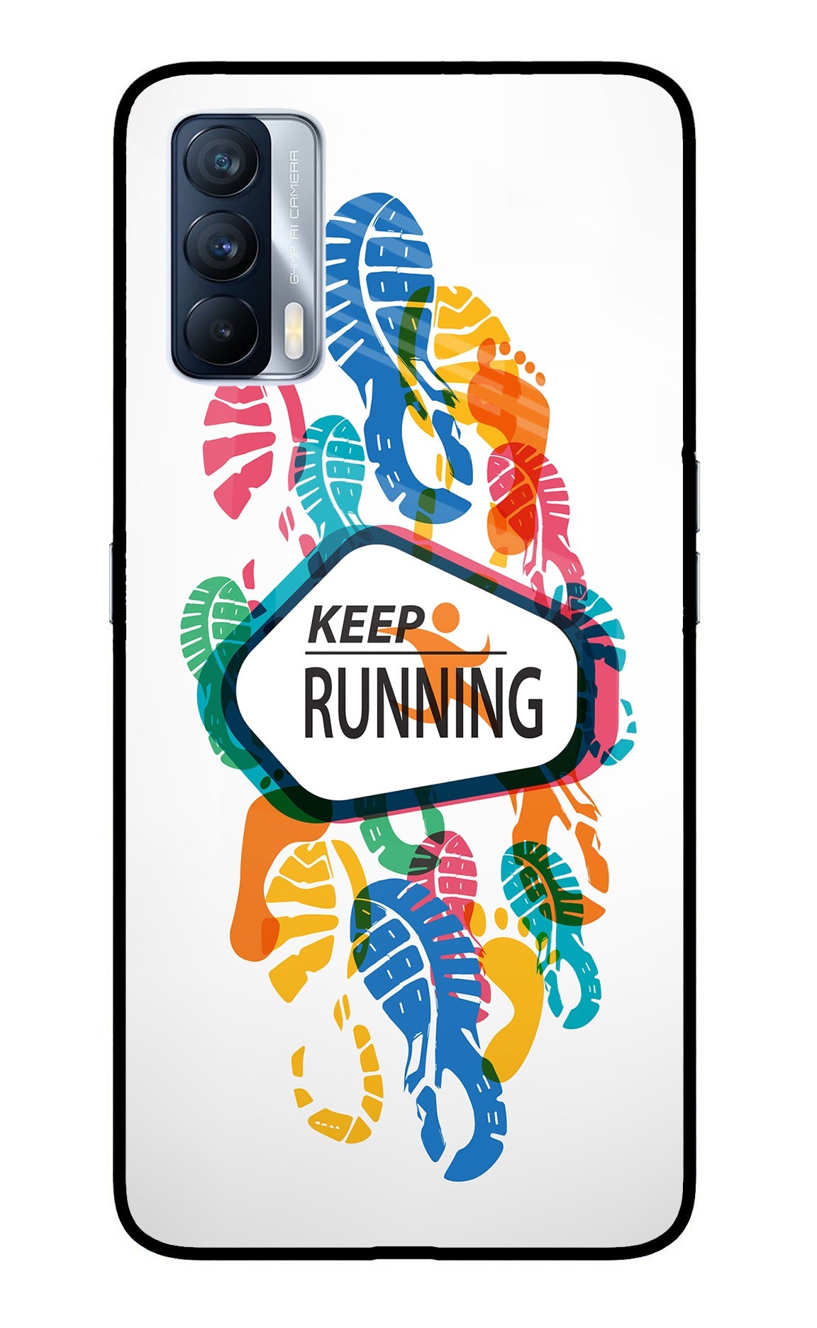 Keep Running Realme X7 Back Cover