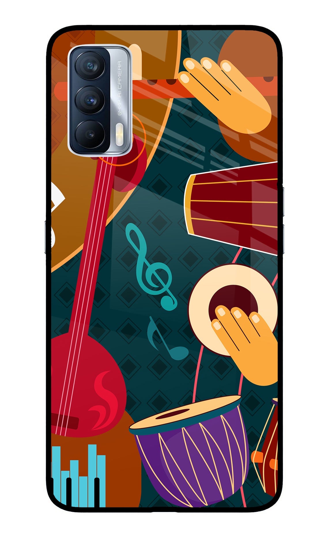 Music Instrument Realme X7 Back Cover