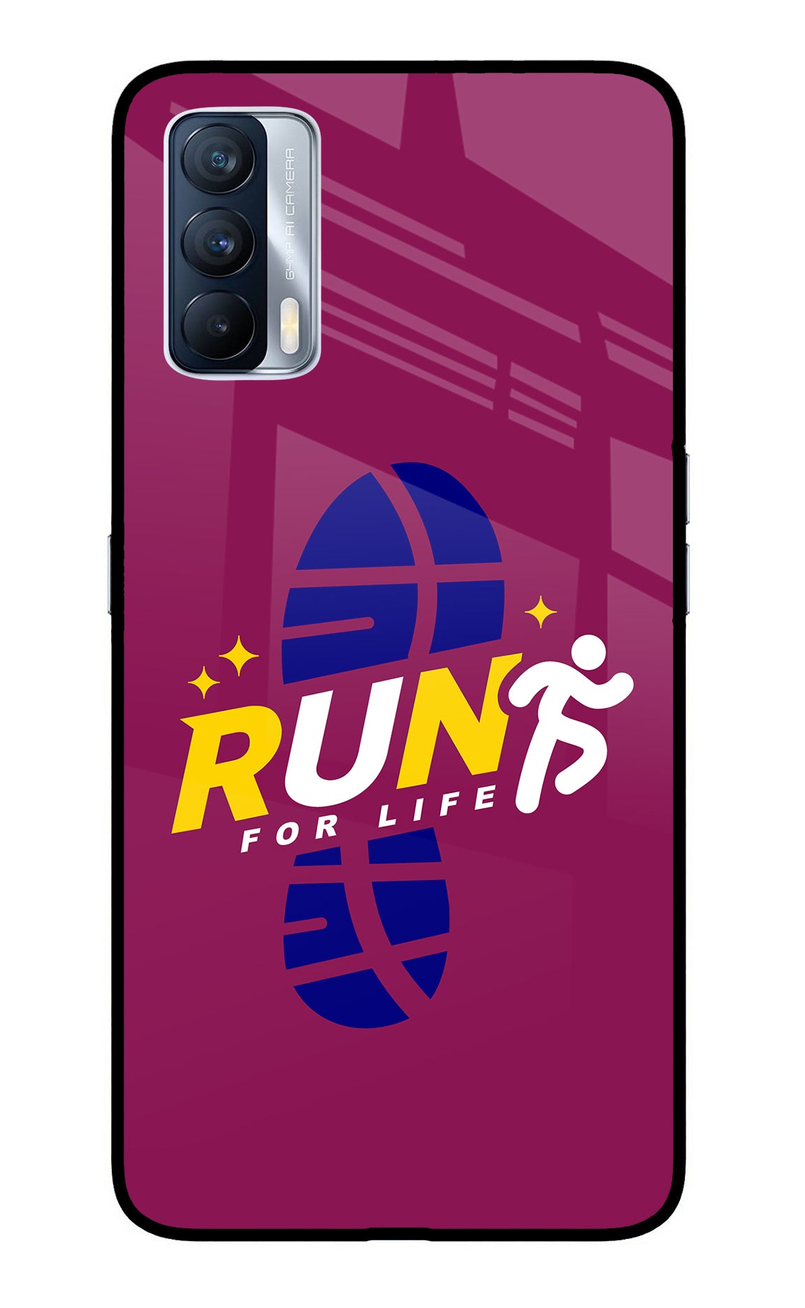 Run for Life Realme X7 Back Cover