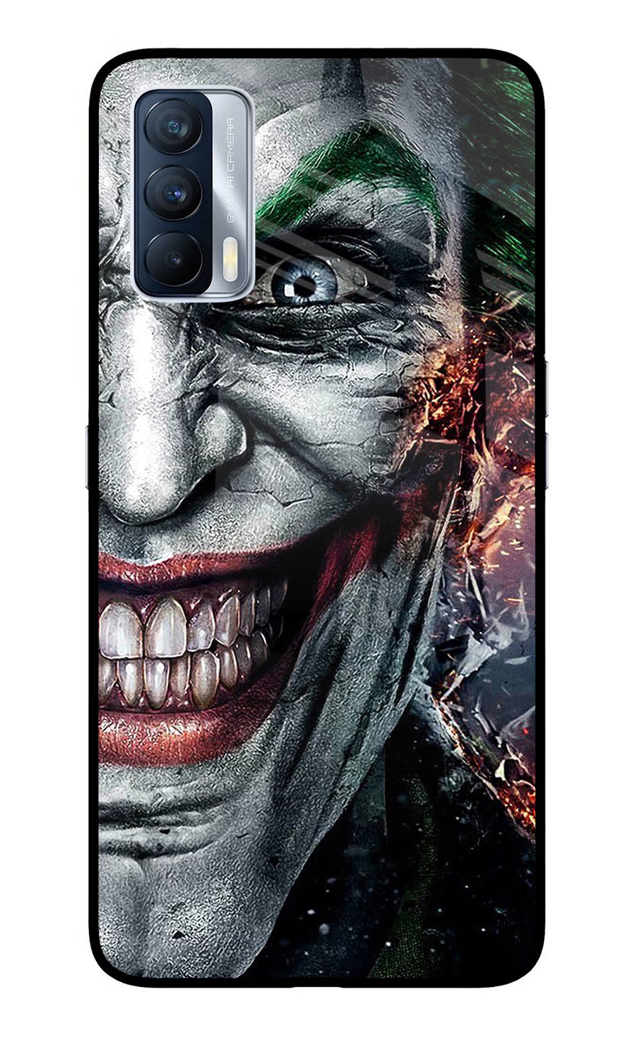 Joker Cam Realme X7 Back Cover, Glass case