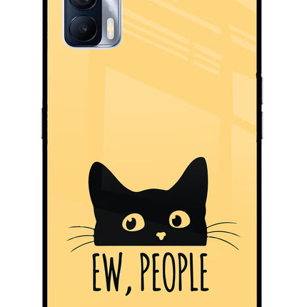 Ew People Catitude Realme X7 Glass Case Back Cover by Casekaro
