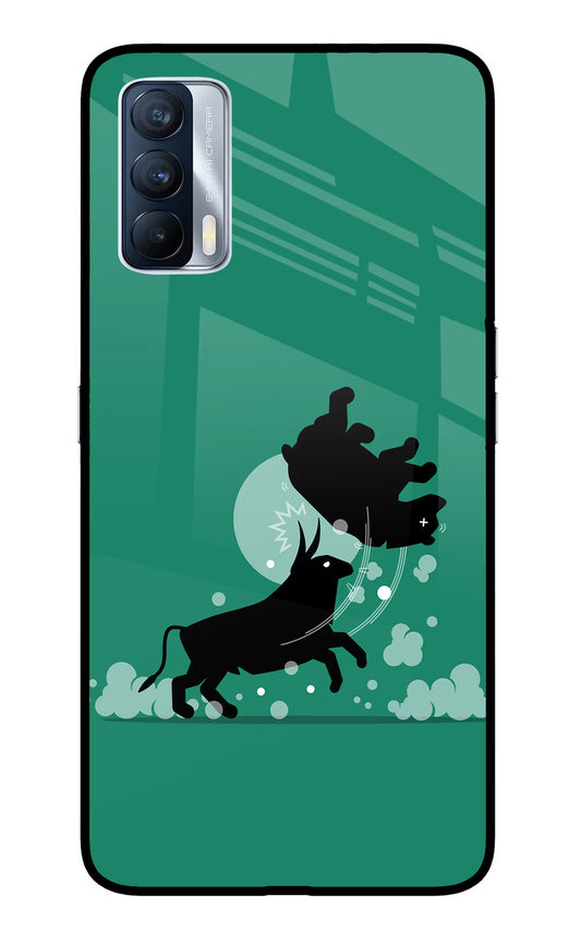 Bull Conqueror Realme X7 Glass Case