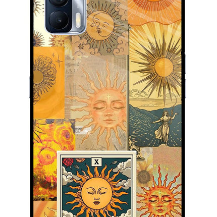 Sun Realme X7 Glass Case Back Cover by Casekaro