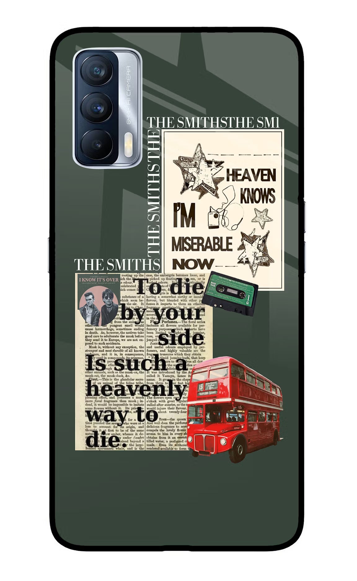 The Smiths Realme X7 Glass Case Back Cover by Casekaro