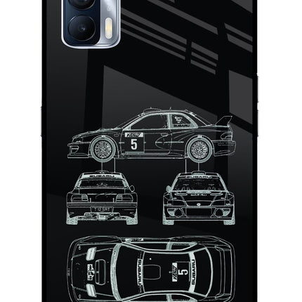 WRC'99 Realme X7 Glass Case Back Cover by Casekaro