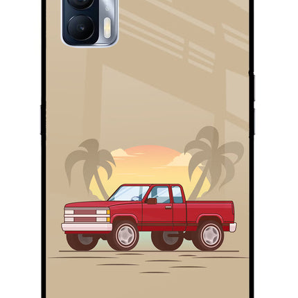 Desert Classic Drive Realme X7 Glass Case Back Cover by Casekaro