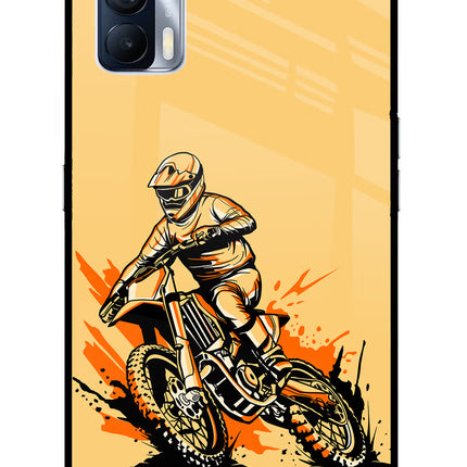 Off-Road Fury Realme X7 Glass Case Back Cover by Casekaro