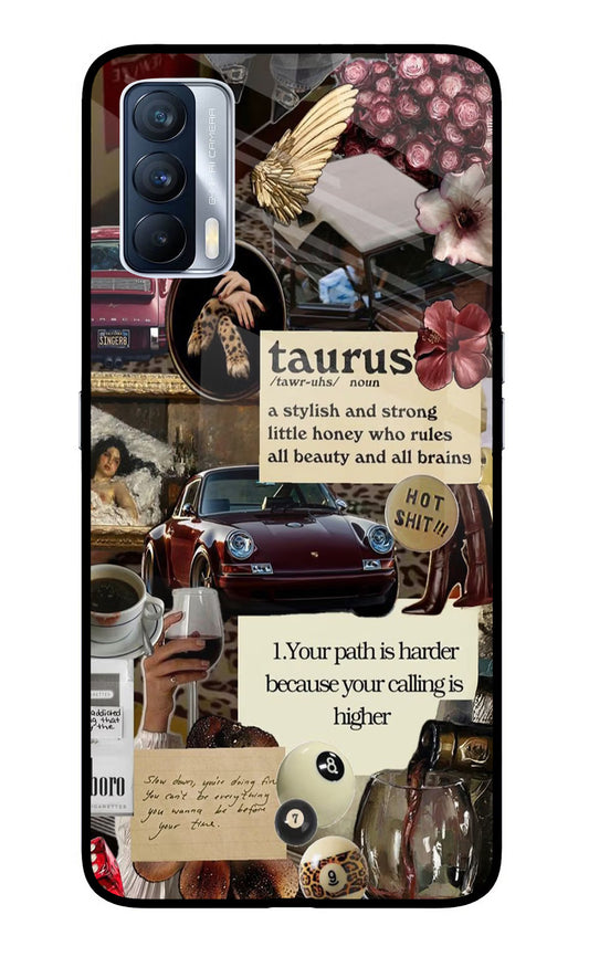 Taurus Zodiac Realme X7 Glass Case
