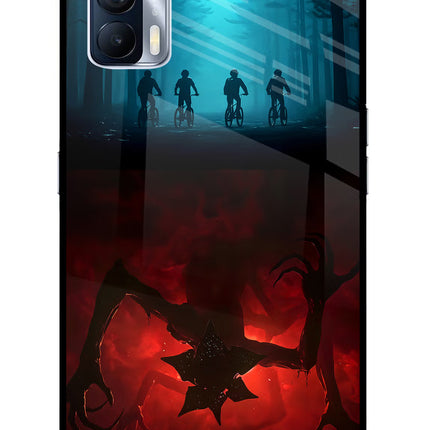 Ordinary Things Downside Up Realme X7 Glass Case Back Cover by Casekaro