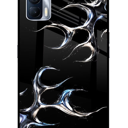 Chrome Tribal Realme X7 Glass Case Back Cover by Casekaro