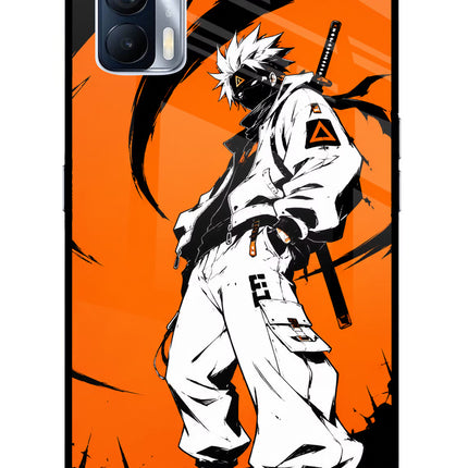 Street Samurai  Realme X7 Glass Case Back Cover by Casekaro