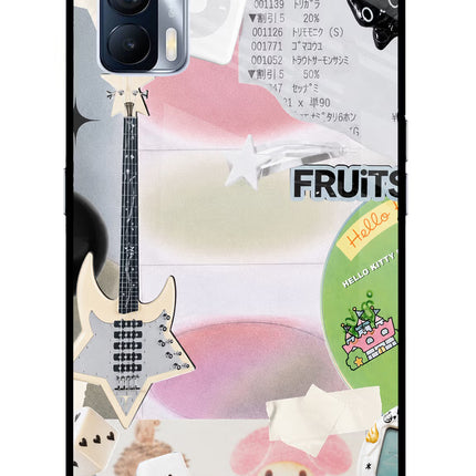 Softcore case Realme X7 Glass Case Back Cover by Casekaro