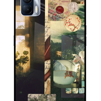 Summer Realme X7 Glass Case Back Cover by Casekaro