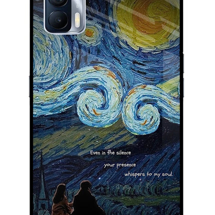 Softcore Realme X7 Glass Case Back Cover by Casekaro