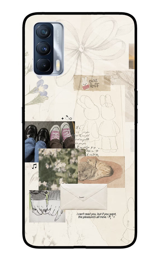 Soft Aesthetic Realme X7 Glass Case