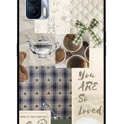 Cookie Realme X7 Glass Case Back Cover by Casekaro