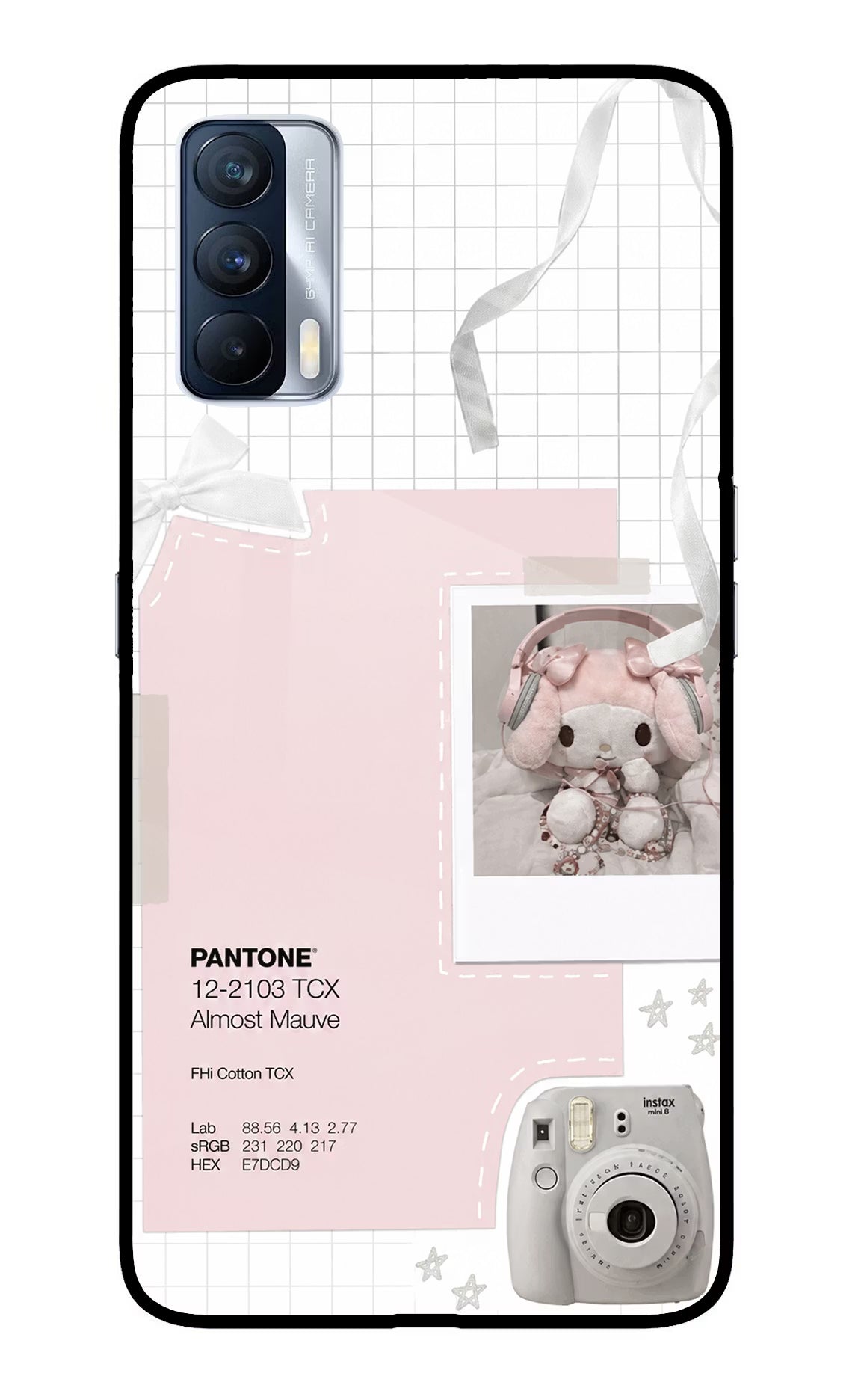 Pantone Asthetic Realme X7 Glass Case