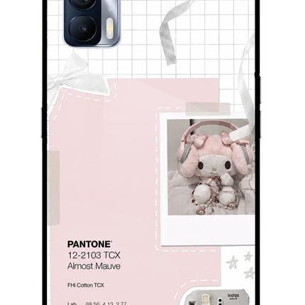 Pantone Asthetic Realme X7 Glass Case Back Cover by Casekaro