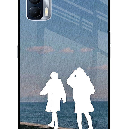Coastal Dream Realme X7 Glass Case Back Cover by Casekaro
