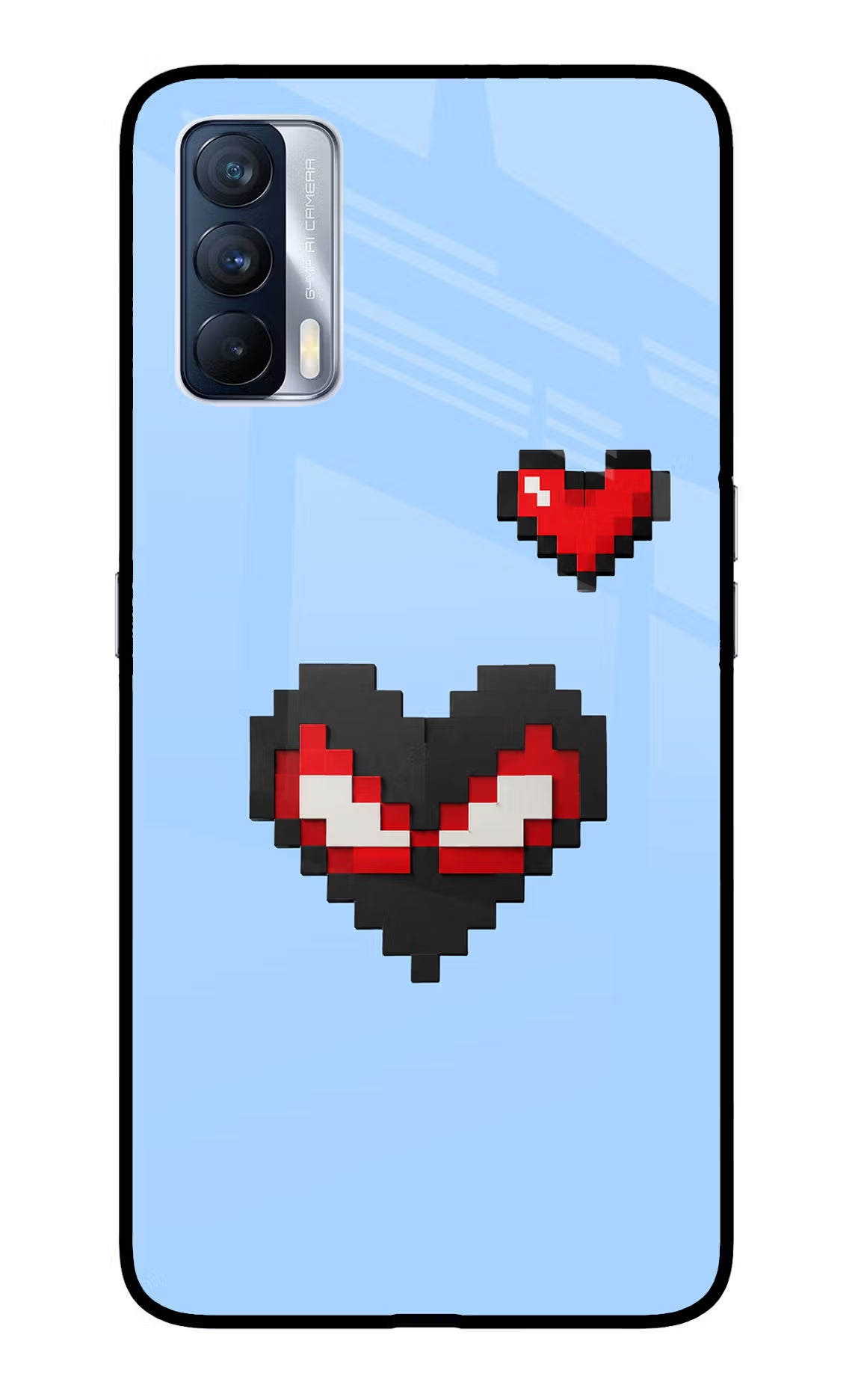 Peter Heart Realme X7 Glass Case
