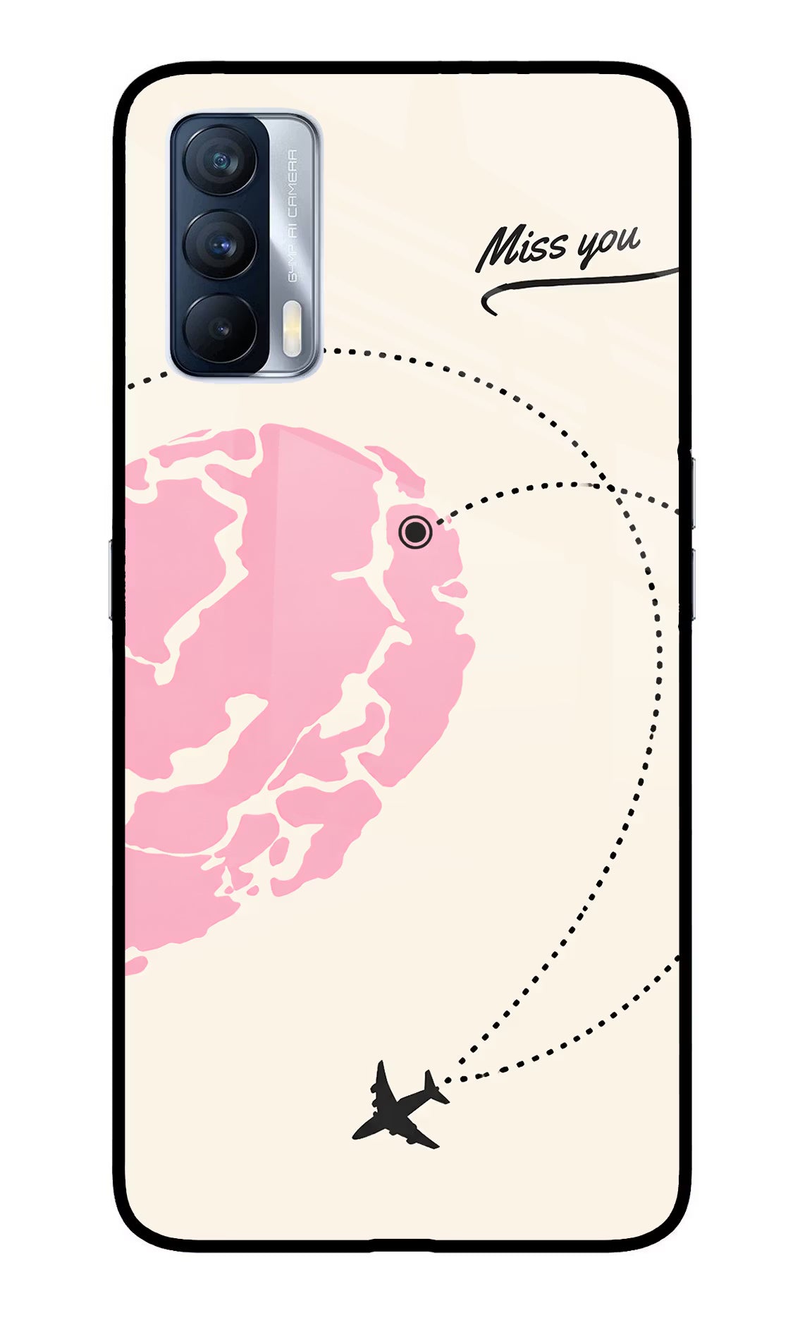 Miss Orbit Realme X7 Glass Case