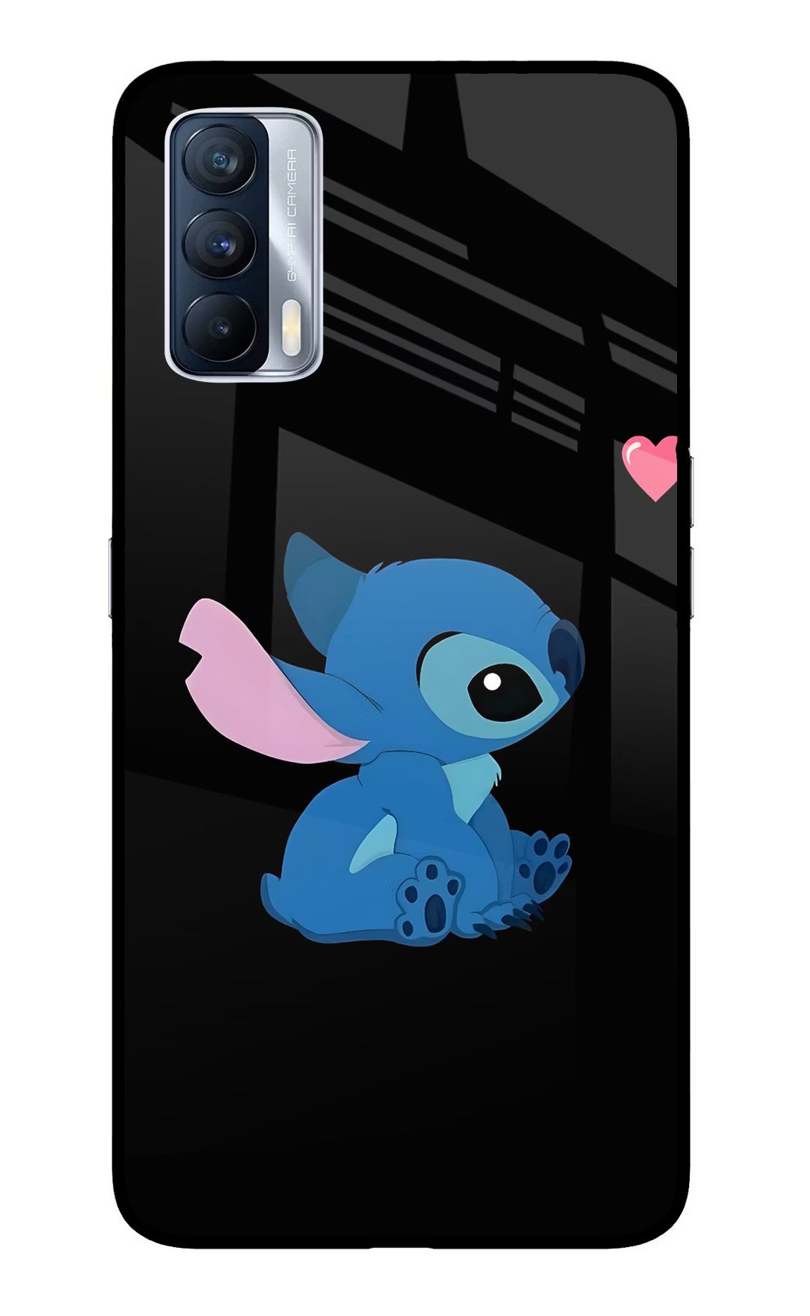 Stitch Crush Realme X7 Glass Case