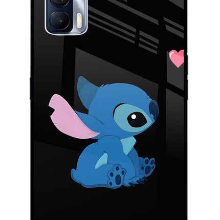 Stitch Crush Realme X7 Glass Case Back Cover by Casekaro