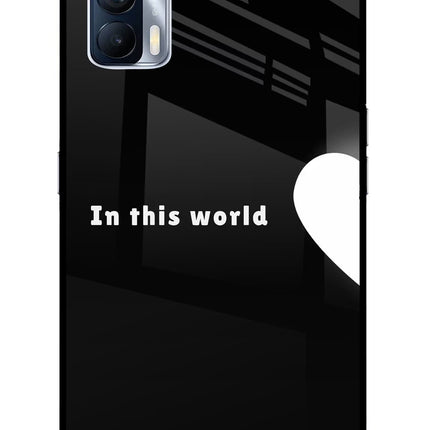 This World Realme X7 Glass Case Back Cover by Casekaro
