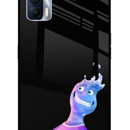 Wade Wave Realme X7 Glass Case Back Cover by Casekaro