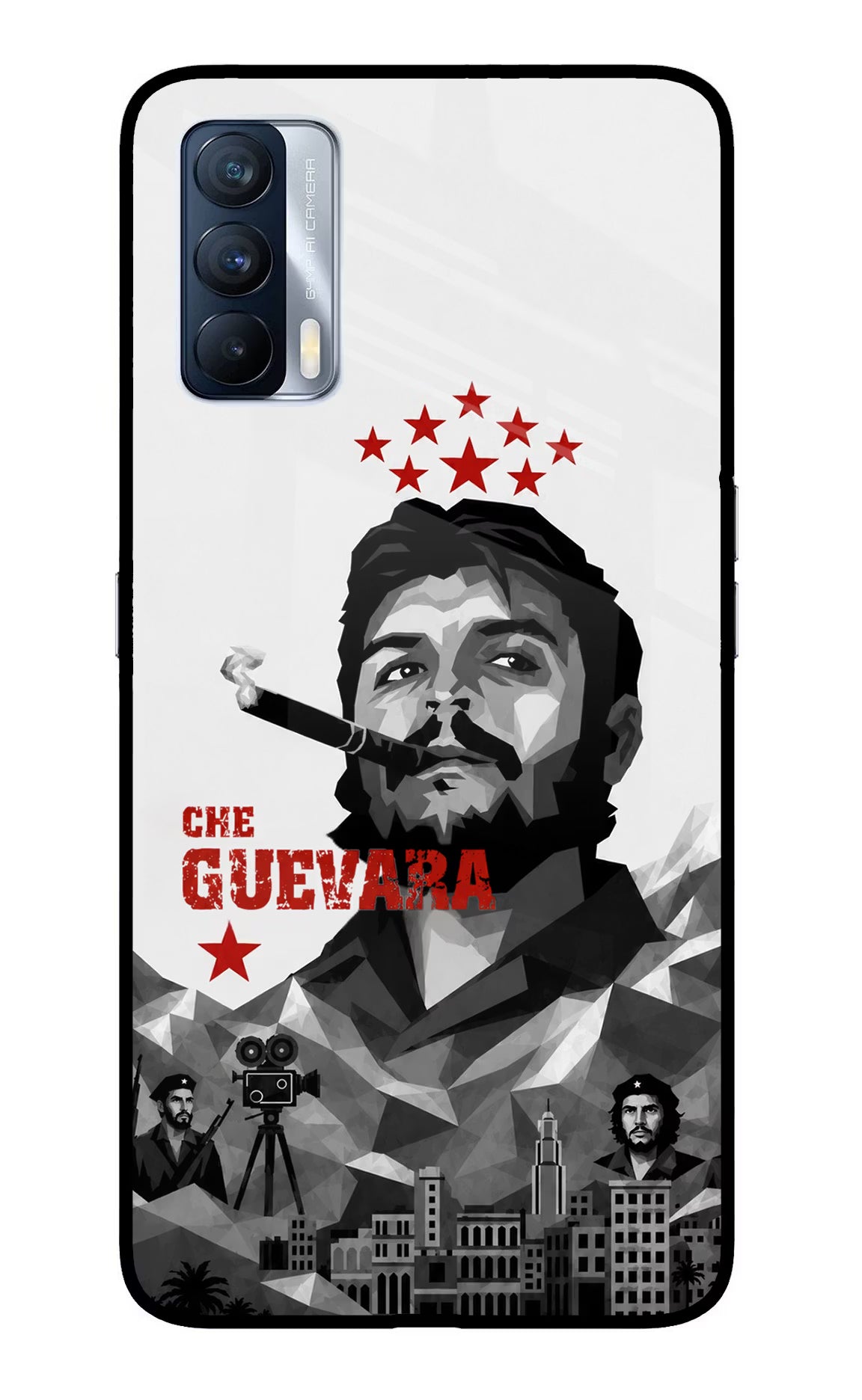 Che Guevara Iconic Realme X7 Glass Case