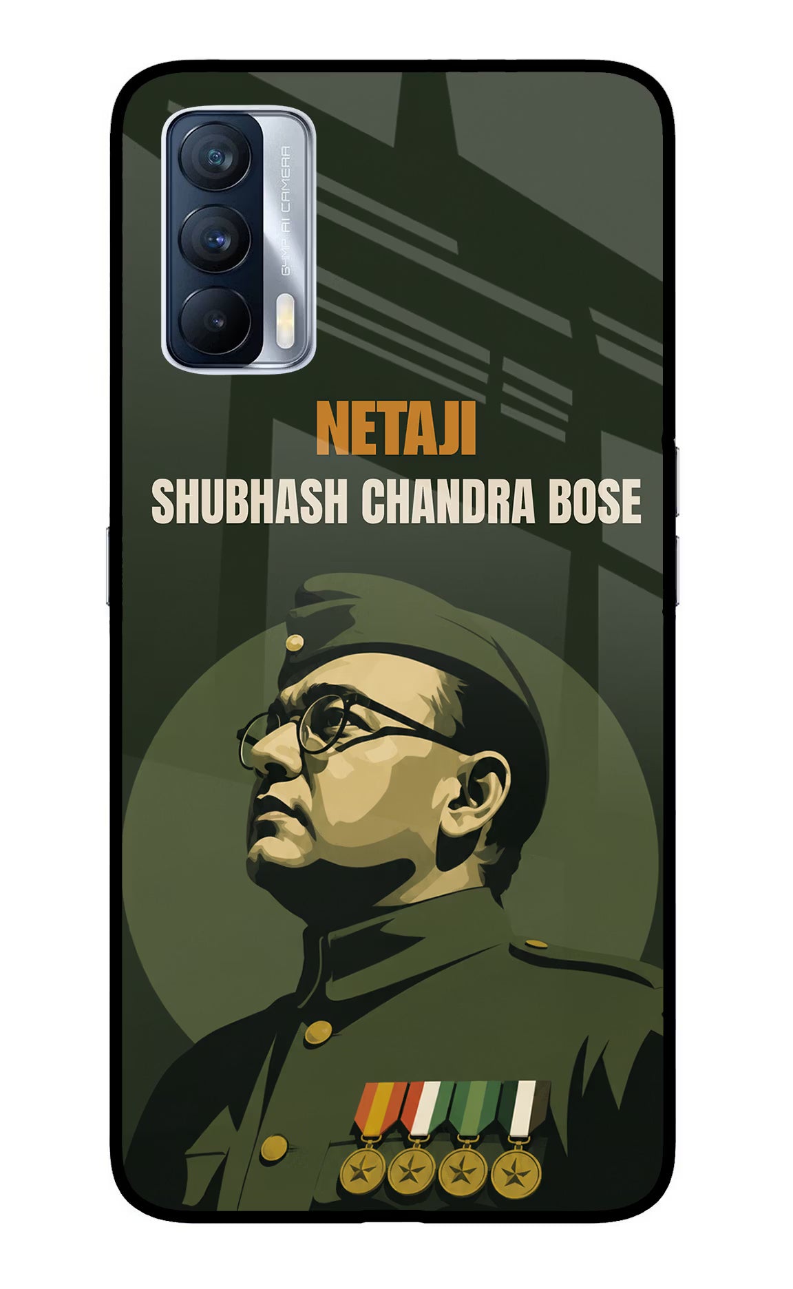 Netaji Legacy Realme X7 Glass Case