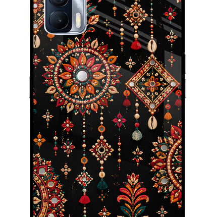 Boho Noir Realme X7 Glass Case