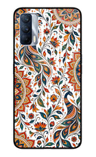 White Mayura Realme X7 Glass Case