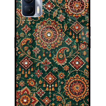 Green Pataka Realme X7 Glass Case