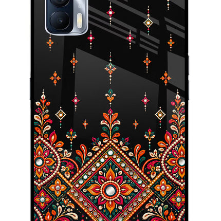 Noir Mehfil Realme X7 Glass Case