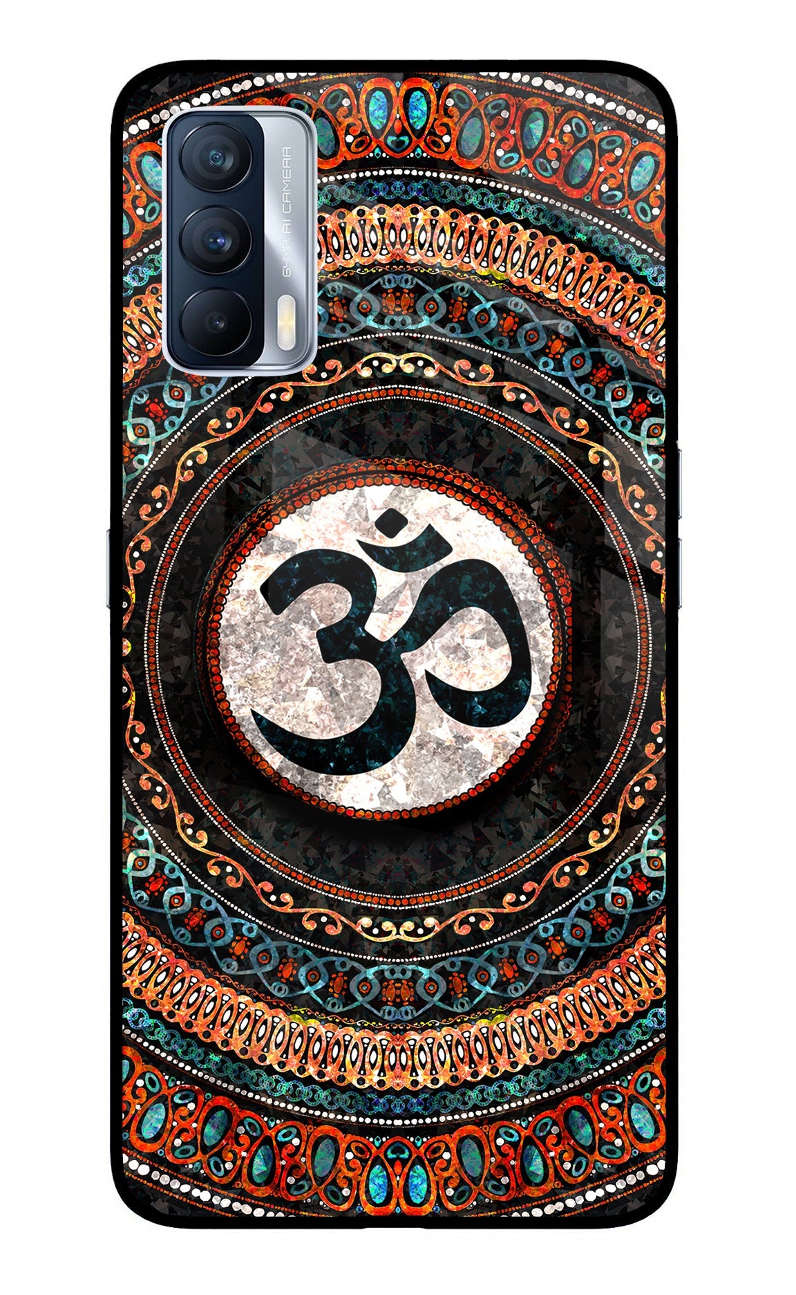 Om Culture Realme X7 Glass Case