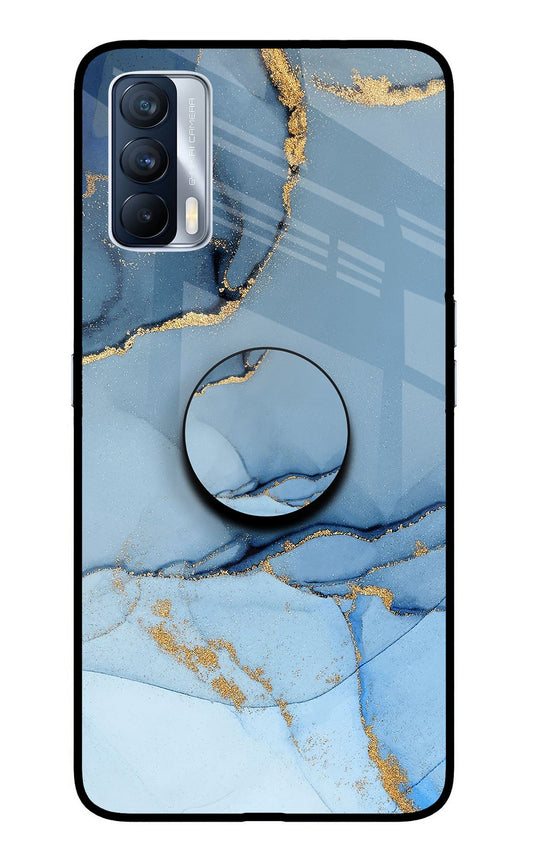 Blue Marble Realme X7 Glass Case