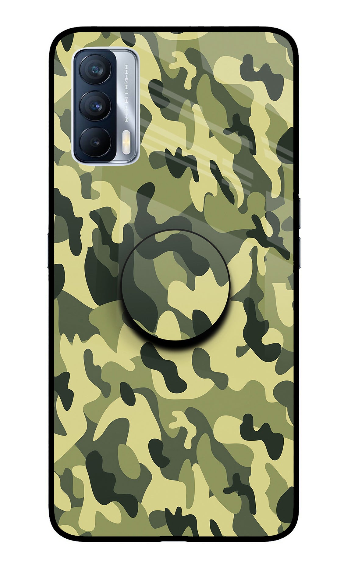 Camouflage Realme X7 Pop Case