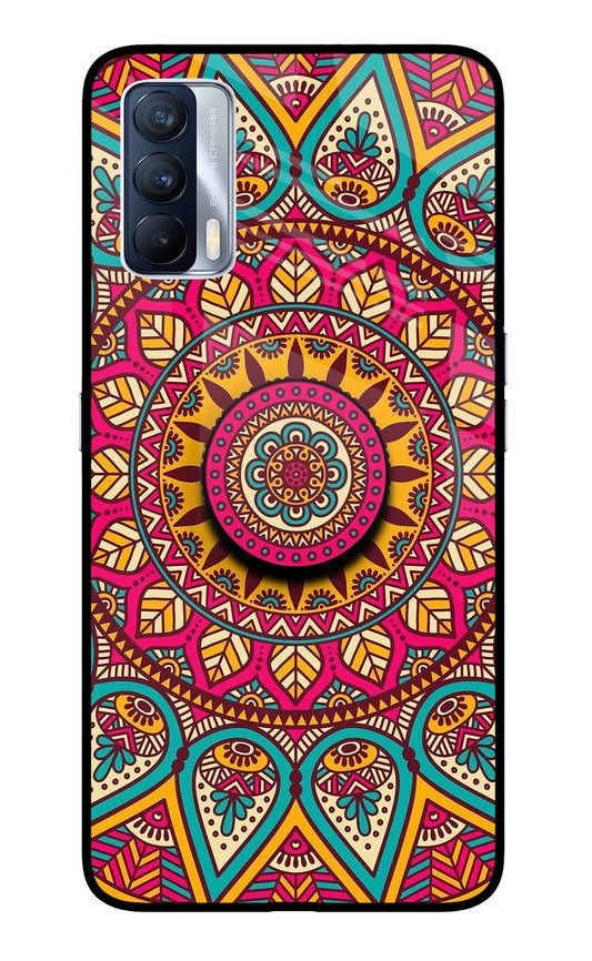 Mandala Realme X7 Glass Case
