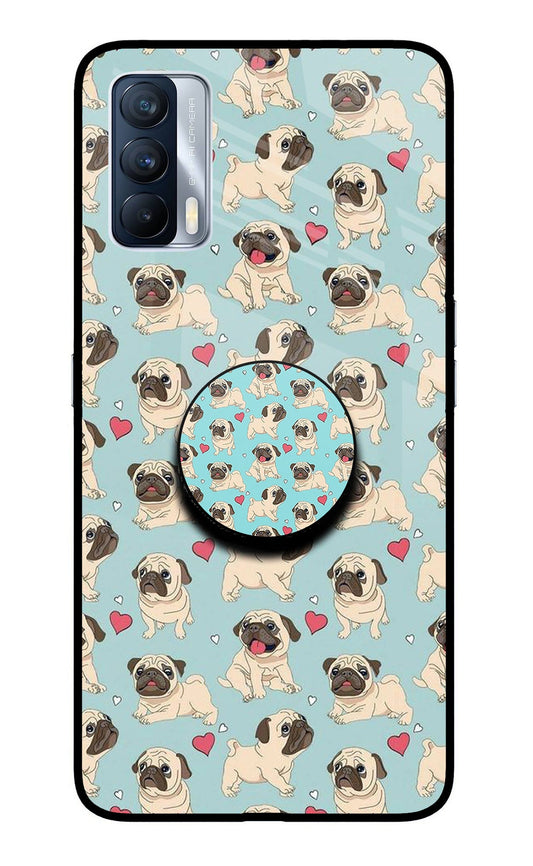 Pug Dog Realme X7 Glass Case