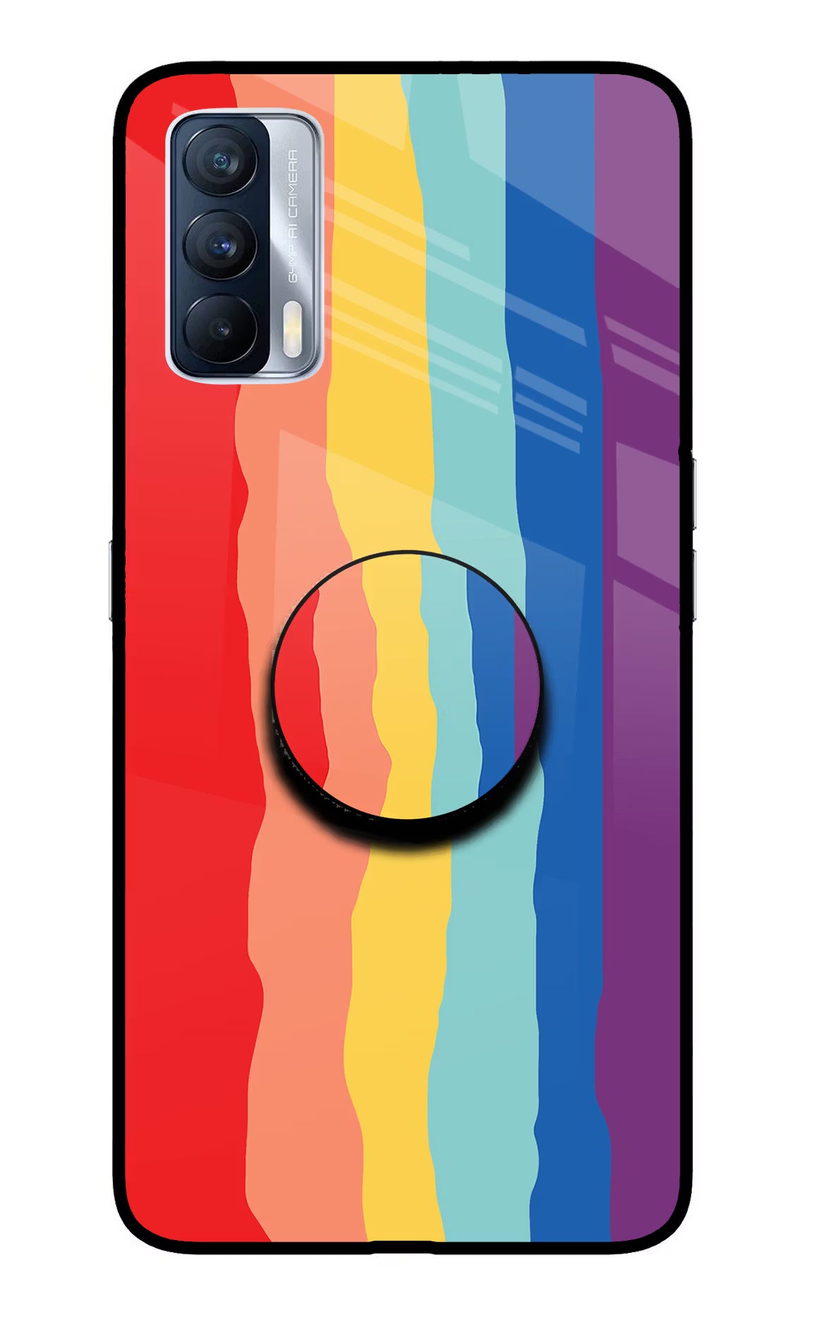 Rainbow Realme X7 Pop Case by Casekaro