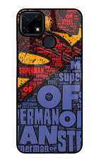 Superman Realme Narzo 30A Glass Case Back Cover by Casekaro