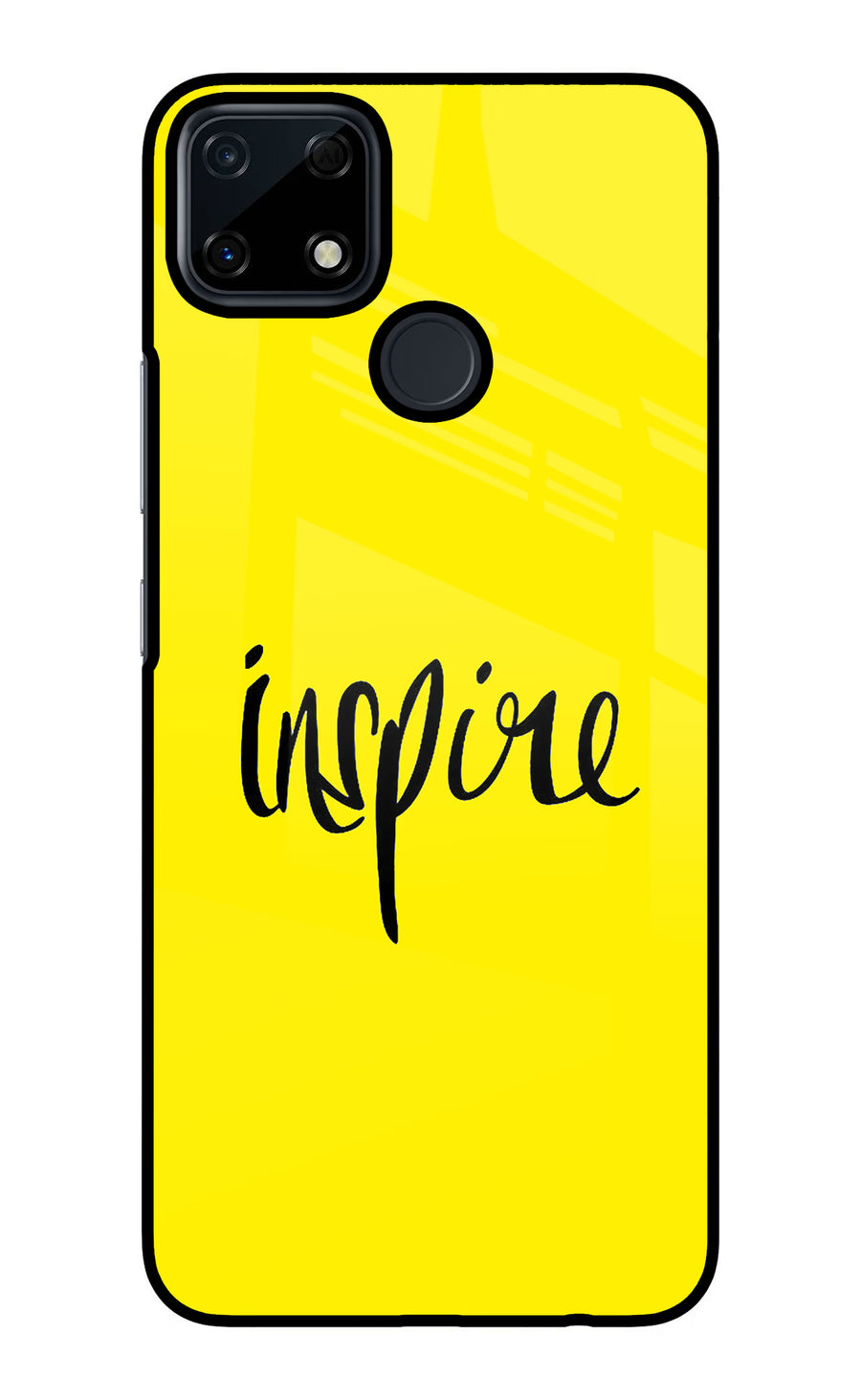 Inspire Realme Narzo 30A Back Cover, Glass case