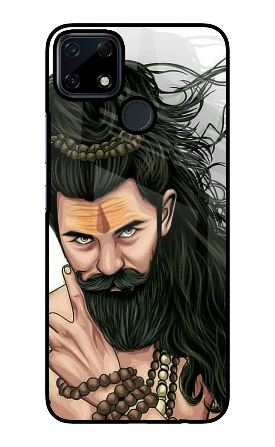 Mahadev Realme Narzo 30A Back Cover, Glass case