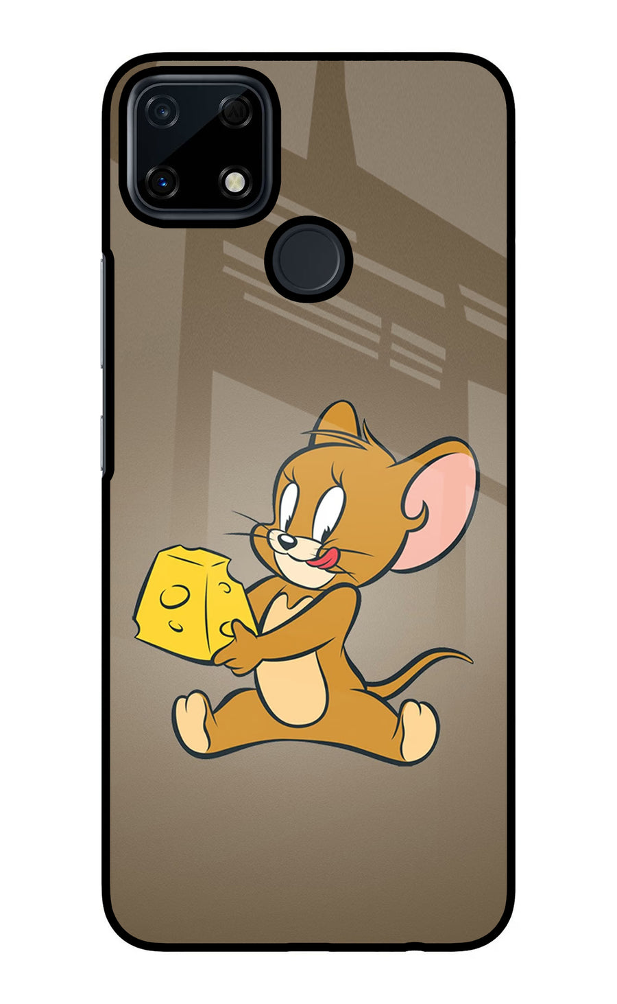 Jerry Realme Narzo 30A Back Cover, Glass case