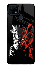 Naruto Two Face Realme Narzo 30A Glass Case Back Cover by Casekaro