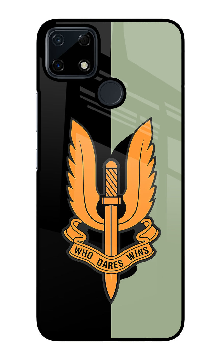 Balidan Logo Realme Narzo 30A Back Cover, Glass case