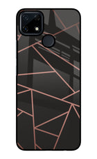 Geometric Pattern Realme Narzo 30A Glass Case Back Cover by Casekaro