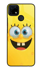 Sponge 1 Realme Narzo 30A Glass Case Back Cover by Casekaro