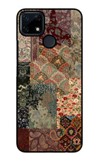 Desi Print Realme Narzo 30A Glass Case Back Cover by Casekaro